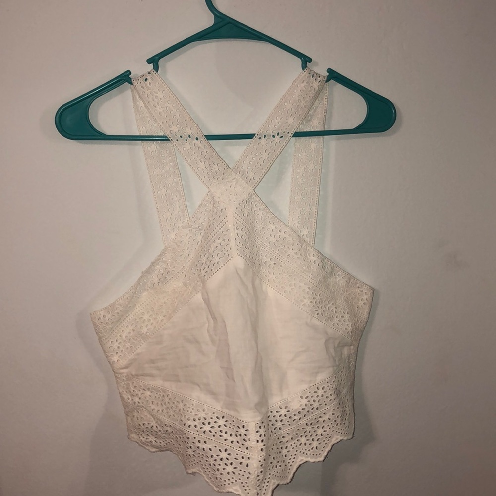 White halter top H&M